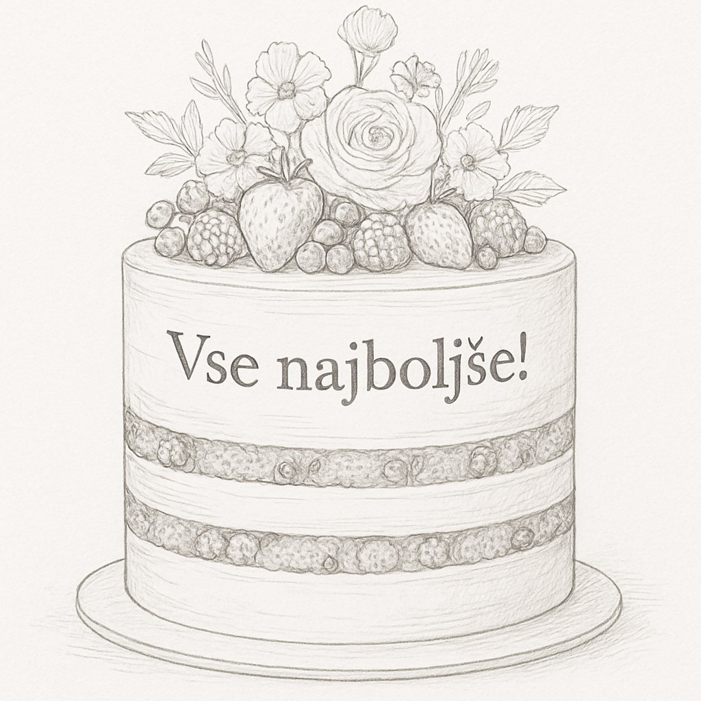 Fresh Flowers torta
