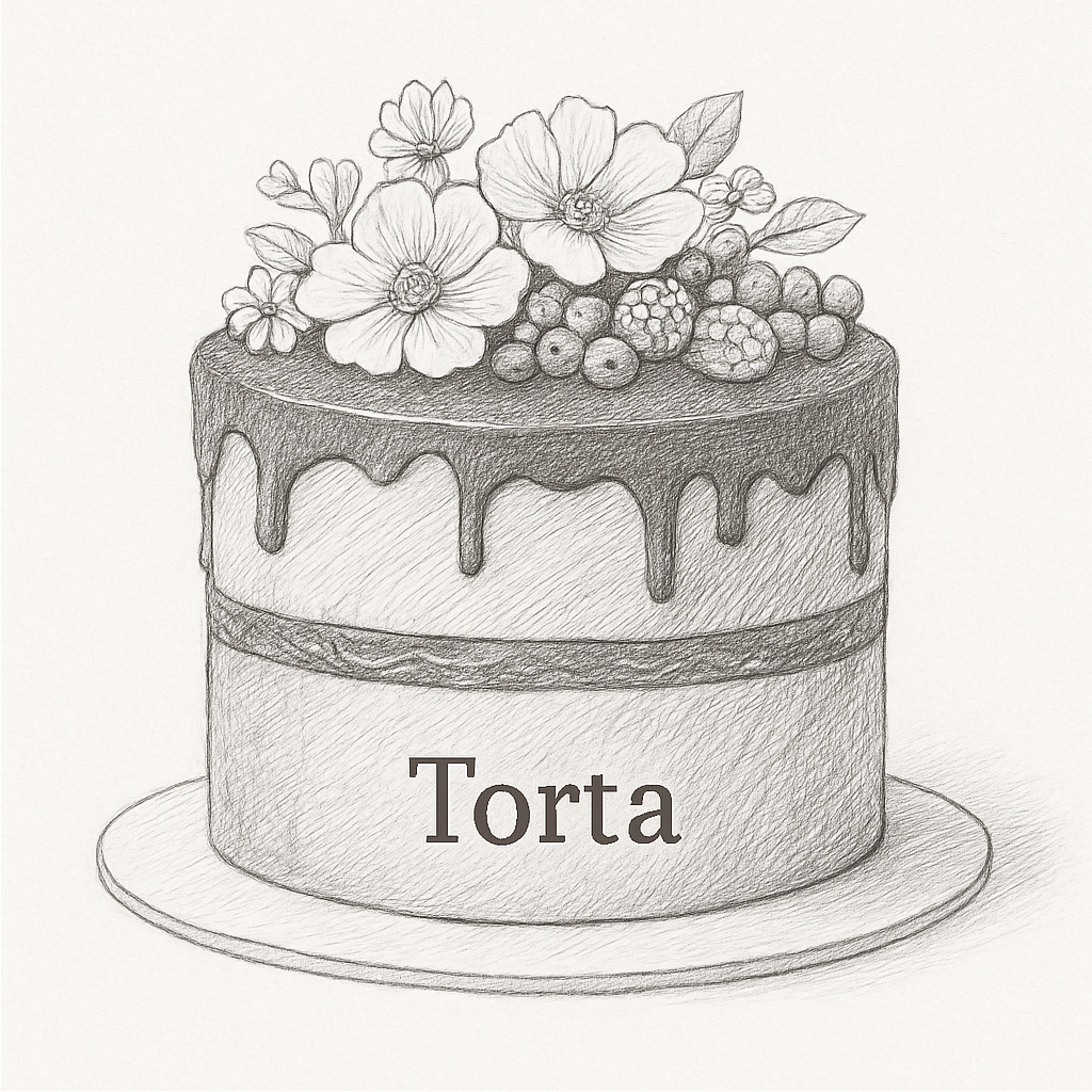 Moderna Sveže Cvetje torta